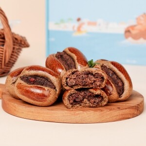 강릉B&C,유기농밀로 만든 강릉 안목커피빵 6개입 (진하고 풍부한 커피맛)